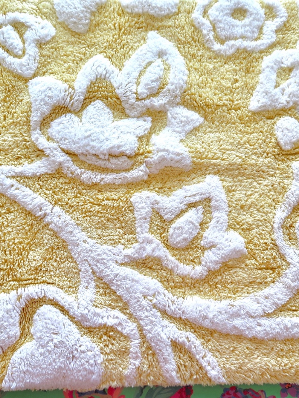 Anthropologie Tufted Cotton Bath Mat